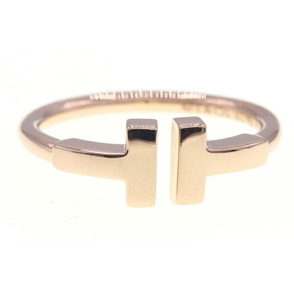 Tiffany Co Ring T Wire RG US Pink Gold - Picture 3 of 5